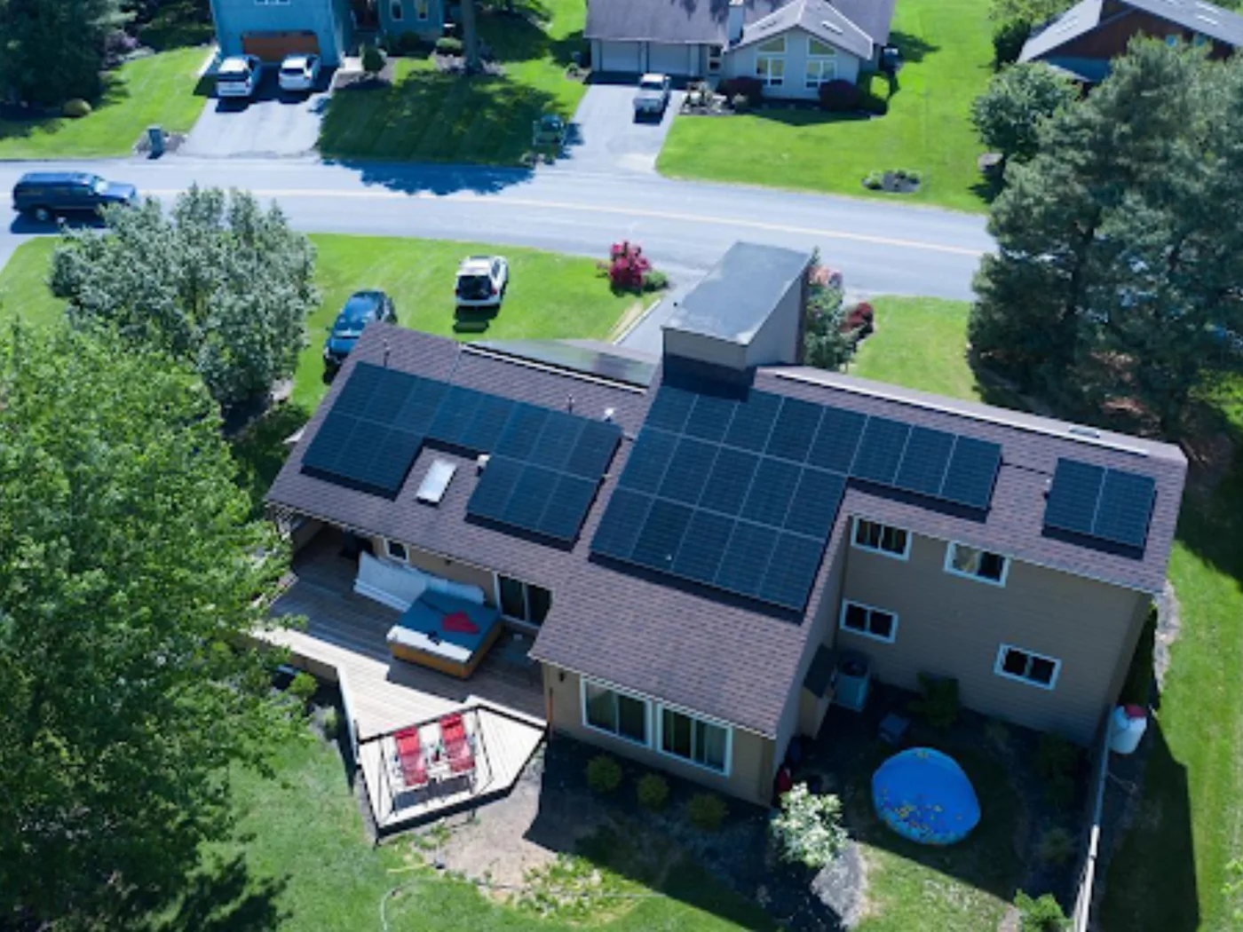 Completed NationPro USA solar installation