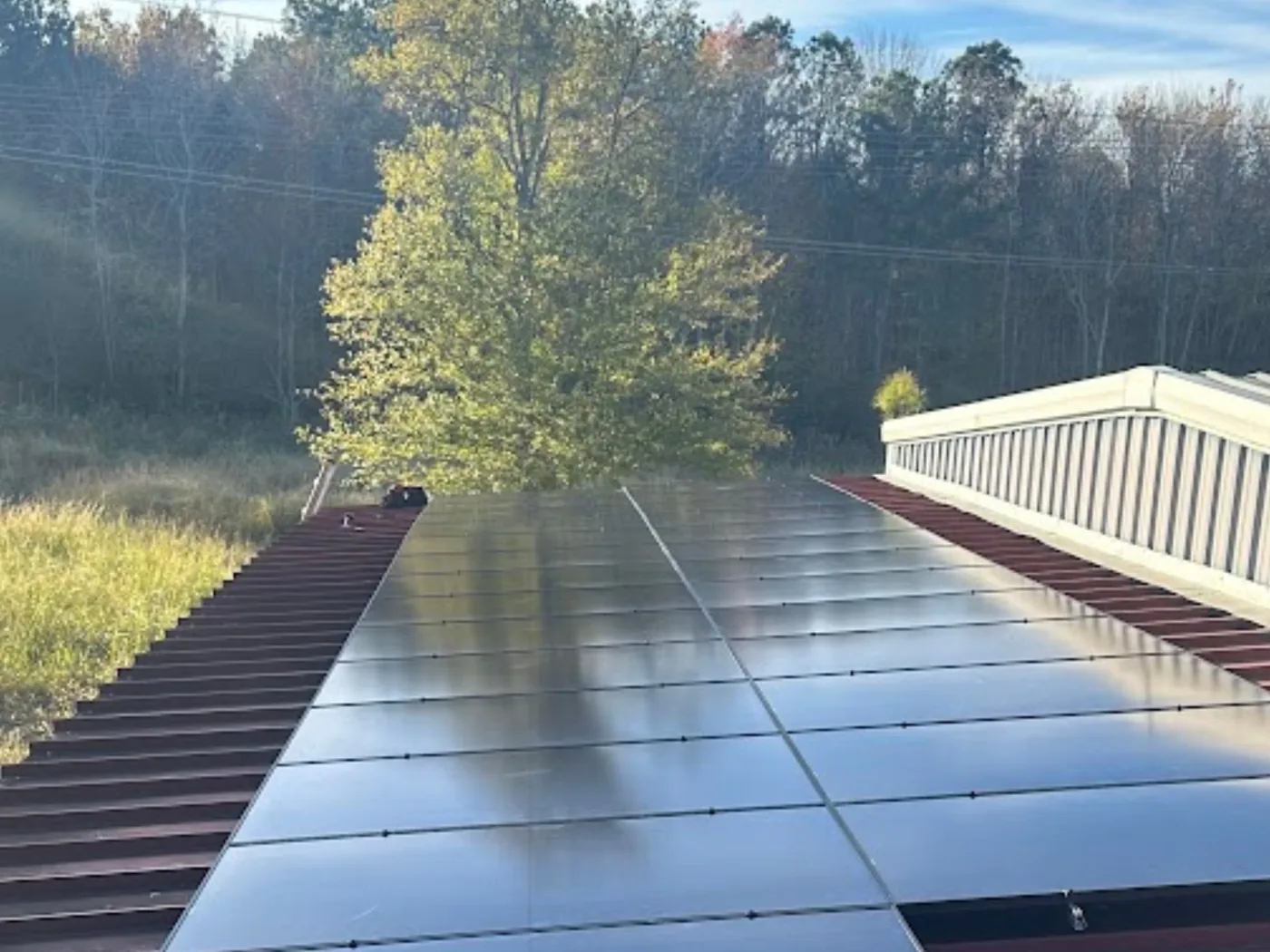 Completed NationPro USA solar installation
